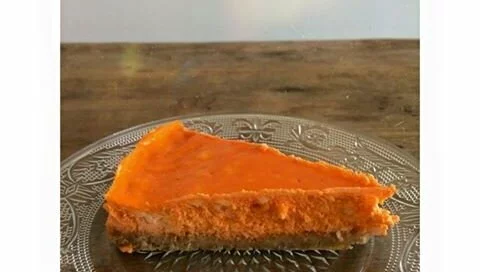 Orange gebakken cheesecake Receptenpret met Fred