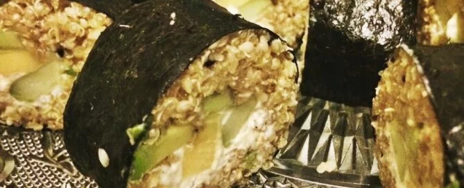 Quinoa sushi Receptenpret met Fred
